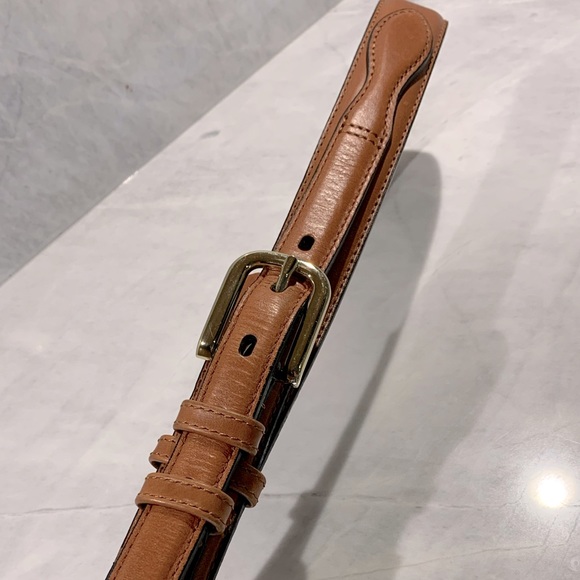 Mens brown leather belt with subtle western vibes size 36” - Picture 2 of 7